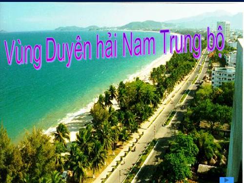 Bài 26. Vùng Duyên hải Nam Trung Bộ (tiếp theo)