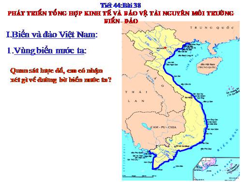 Bài 38. Phát triển tổng hợp kinh tế và bảo vệ tài nguyên, môi trường biển - đảo