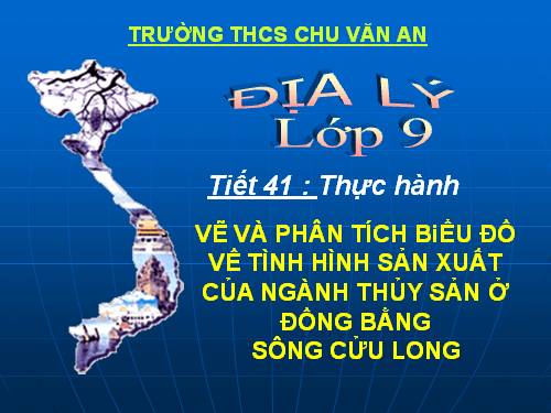 Bài 37. Thực hành: Vẽ và phân tích biểu đồ về tình hình sản xuất của ngành thuỷ sản ở Đồng bằng sông Cửu Long