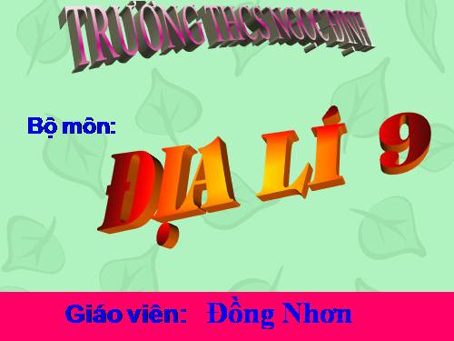 Bài 15. Thương mại và du lịch