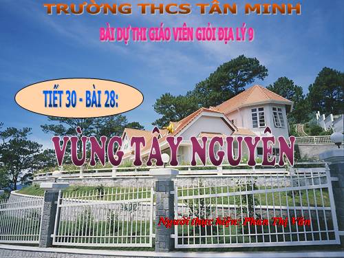 Bài 28. Vùng Tây Nguyên