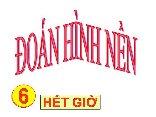 Trò chơi ô chữ và đoán hình nền lớp 9