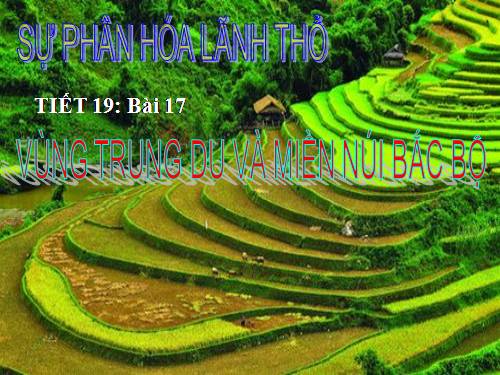 Bài 17. Vùng Trung du và miền núi Bắc Bộ