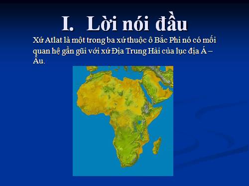 Tìm hiểu về xứ atlas