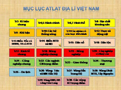 ATLAT ĐỊA LÍ VN ĐỘ NÉT CAO, CÓ NHẠC NỀN