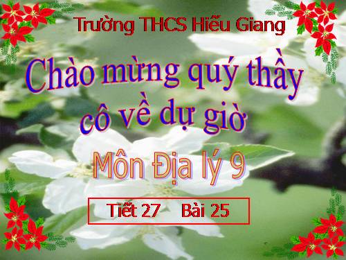 Bài 25. Vùng Duyên hải Nam Trung Bộ