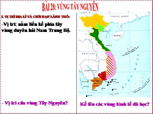 Bài 28. Vùng Tây Nguyên