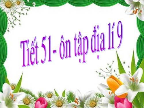 Tiet 51 On Tap hoc ky II Dia 9