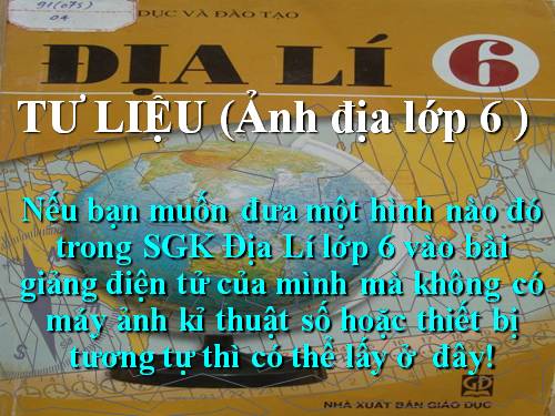 kho ảnh địa lý 6