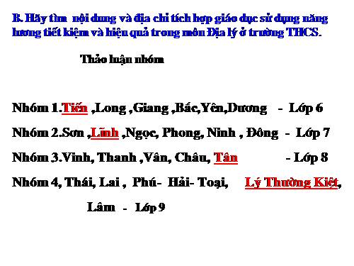 giao duc tiet kiem nang lưong