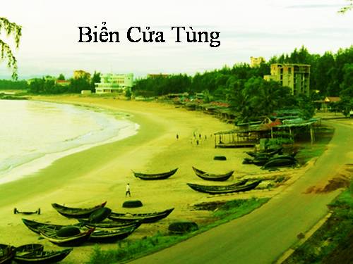 Bãi biển Cửa Tùng