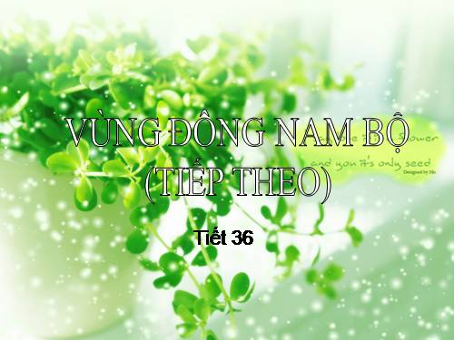 Bài 32. Vùng Đông Nam Bộ (tiếp theo)