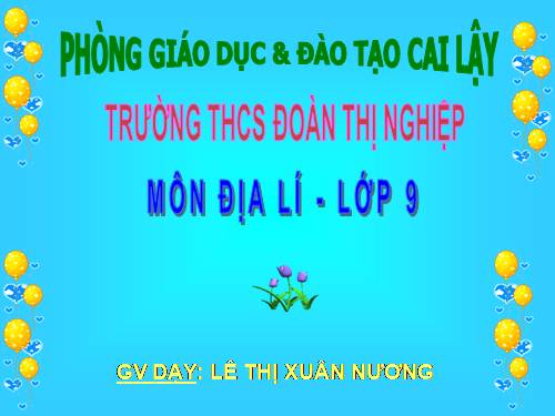 Bài 24. Vùng Bắc Trung Bộ (tiếp theo)