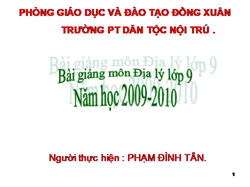 Bài 15. Thương mại và du lịch