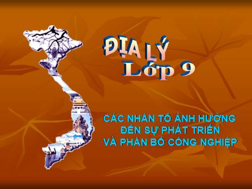 Bài 7. Các nhân tố ảnh hưởng đến sự phát triển và phân bố nông nghiệp