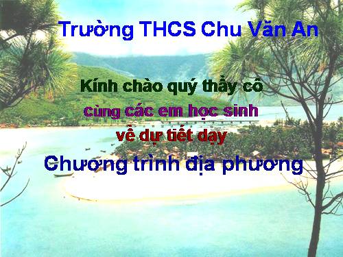 Địa lý địa phương