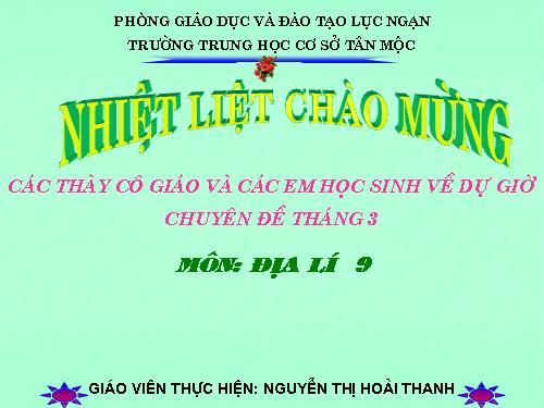 Bài 39. Phát triển tổng hợp kinh tế và bảo vệ tài nguyên, môi trường biển - đảo (tiếp theo)