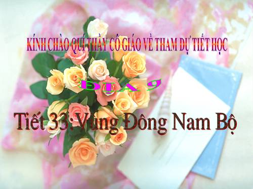 Bài 31. Vùng Đông Nam Bộ