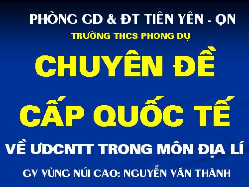 Bài 41. Địa lí tỉnh (thành phổ)