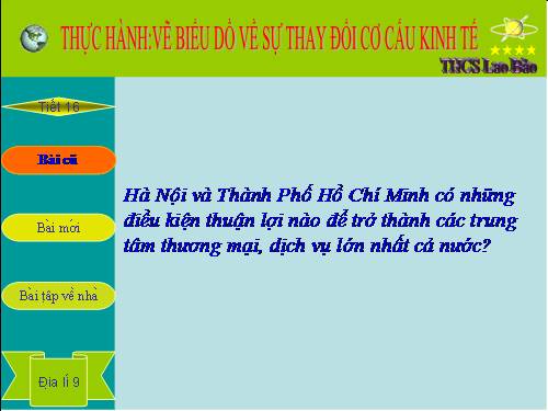 Bài 16. Thực hành: Vẽ biểu đồ về sự thay đổi cơ cấu kinh tế