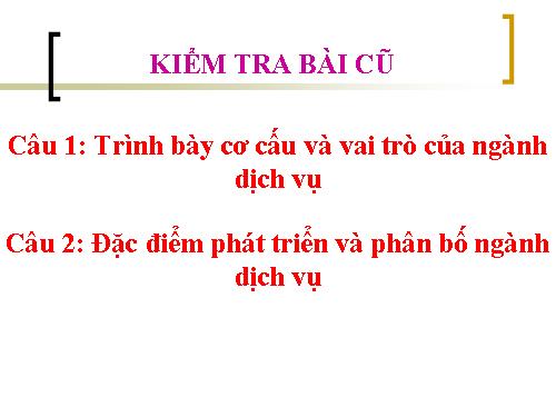 Bài 14. Giao thông vận tải và bưu chính viễn thông