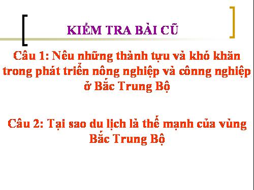 Bài 25. Vùng Duyên hải Nam Trung Bộ