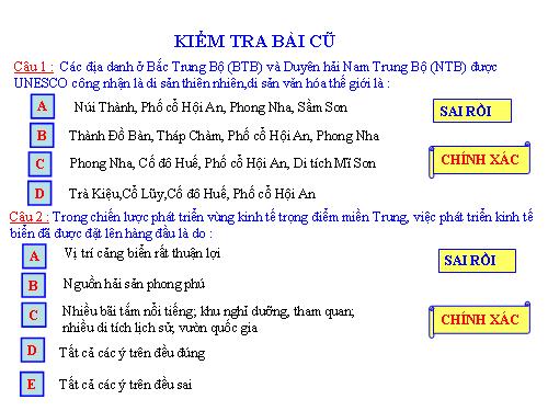 Bài 27. Thực hành: Kinh tế biển của Bắc Trung Bộ và Duyên Hải Nam Trung Bộ