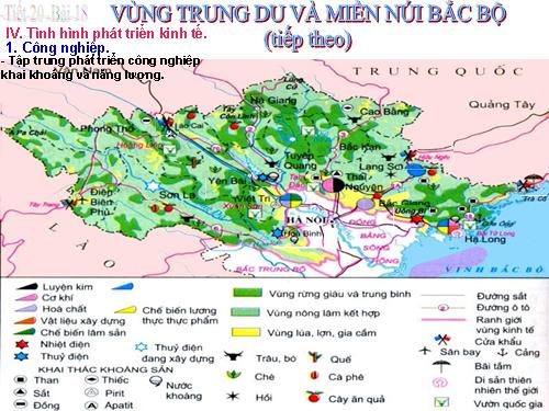 Bài 18. Vùng Trung du và miền núi Bắc Bộ (tiếp theo)