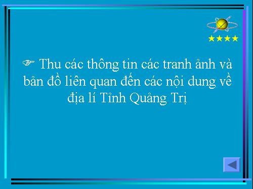 Địa lí địa phương Quảng Trị