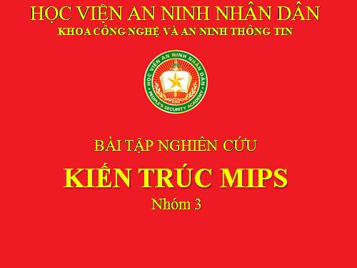 Kiến trúc MIPS