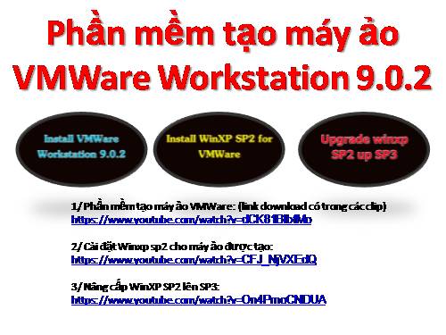 Phần mềm tạo máy ảo VMWare