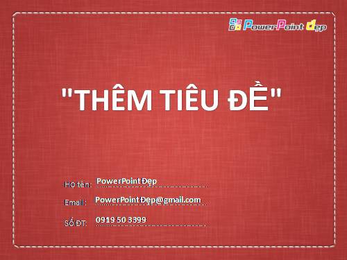 Mẫu Template PPT