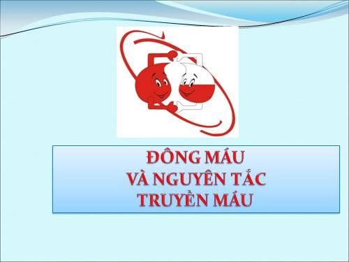 Nguyên tắc truyêng máu