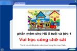 TAMPHẦN MỀM VUI HỌC CHỮ CÁI TIẾNG VIÊT