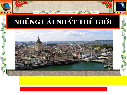 20 thành phố nổi tiếng thế giới