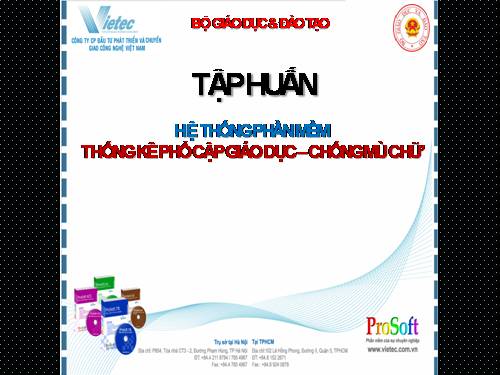 Tài liệu tập huấn phổ cập