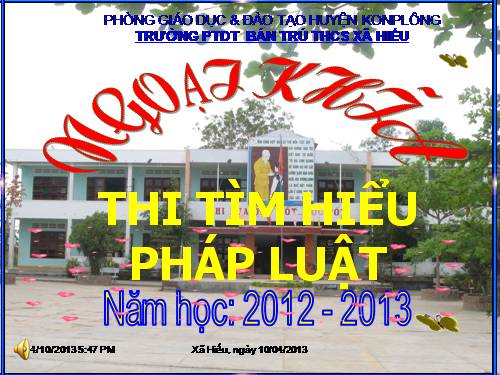 NGOAI KHOA TIM HIEU PHAP LUAT