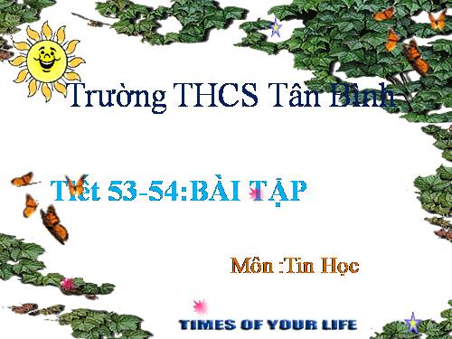 bài tập tiết  53-54