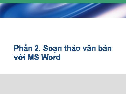 Giáo trình Word