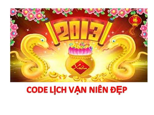 Code lịch van niên