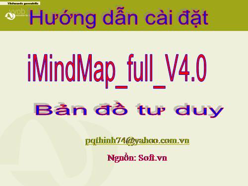 Hướng dẫn cài đặt mindmap4.0