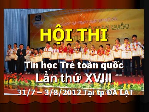 Hội thi tin học trẻ toàn quốc lần XVIII