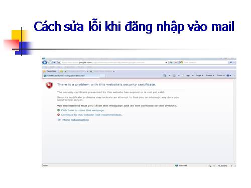 cach sua loi khong dang nhap duoc vao mail