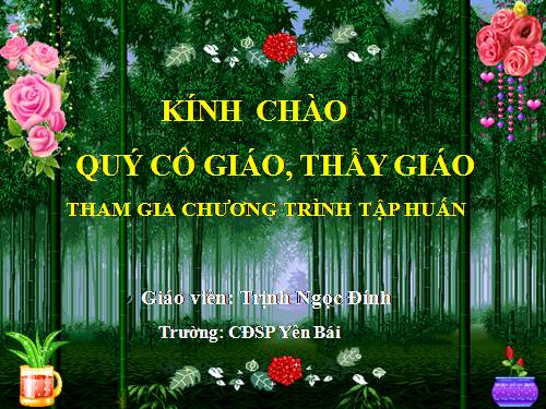 Phối hợp các thiết bị dạy học trong giảng dạy