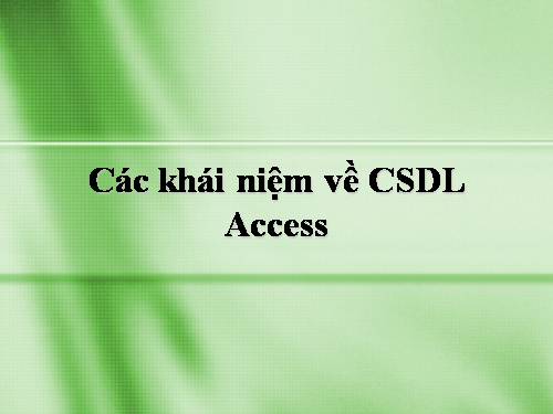 Access