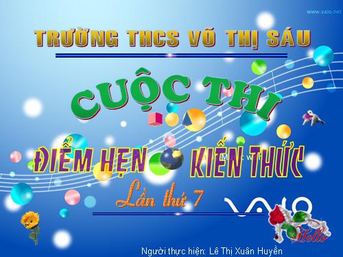 Chuong trinh diem hen kien thuc