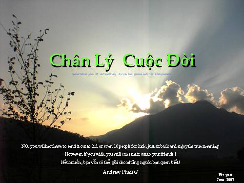 Chân lý cuộc sống