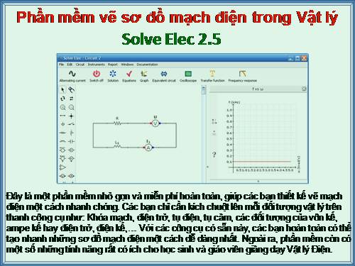 PM vẽ sơ đồ mạch điện trong vật lý