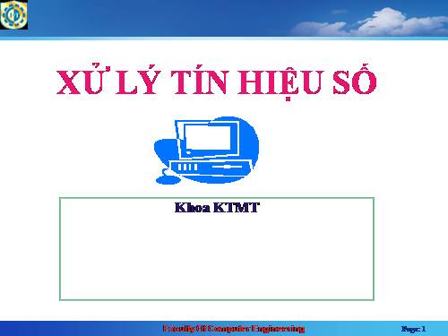 chương 4_5 xử lý tín hiệu số