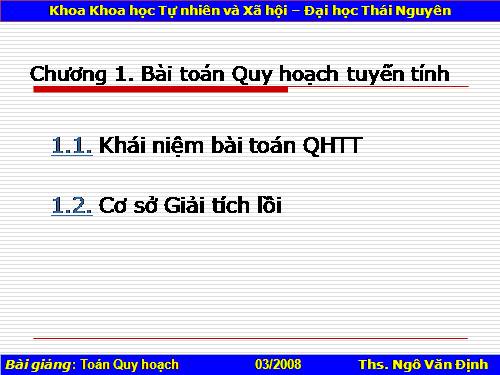 Thuật Toán Đơn Hình